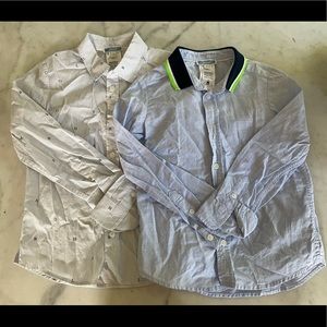 Pair of 5T Jacadi boys shirts - like new